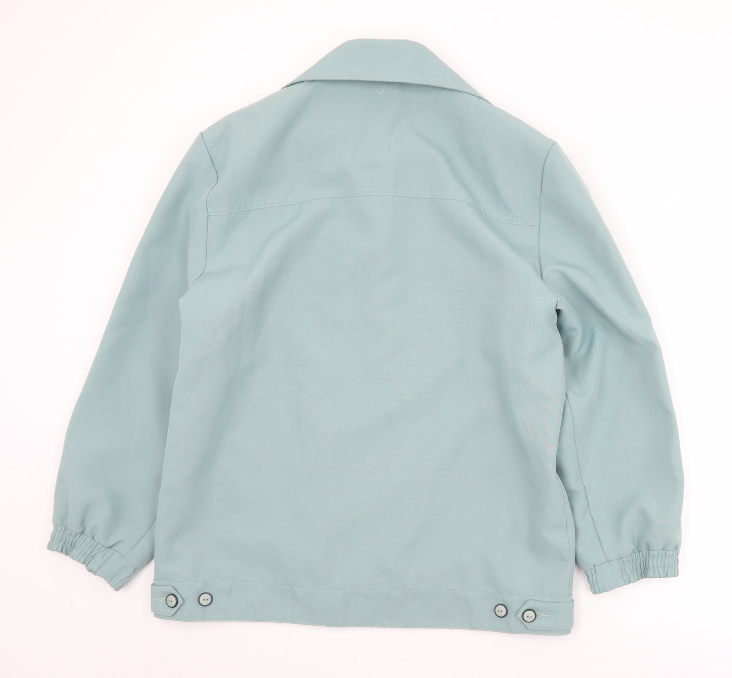 Preworn Womens Green   Overcoat Coat Size 16  Button