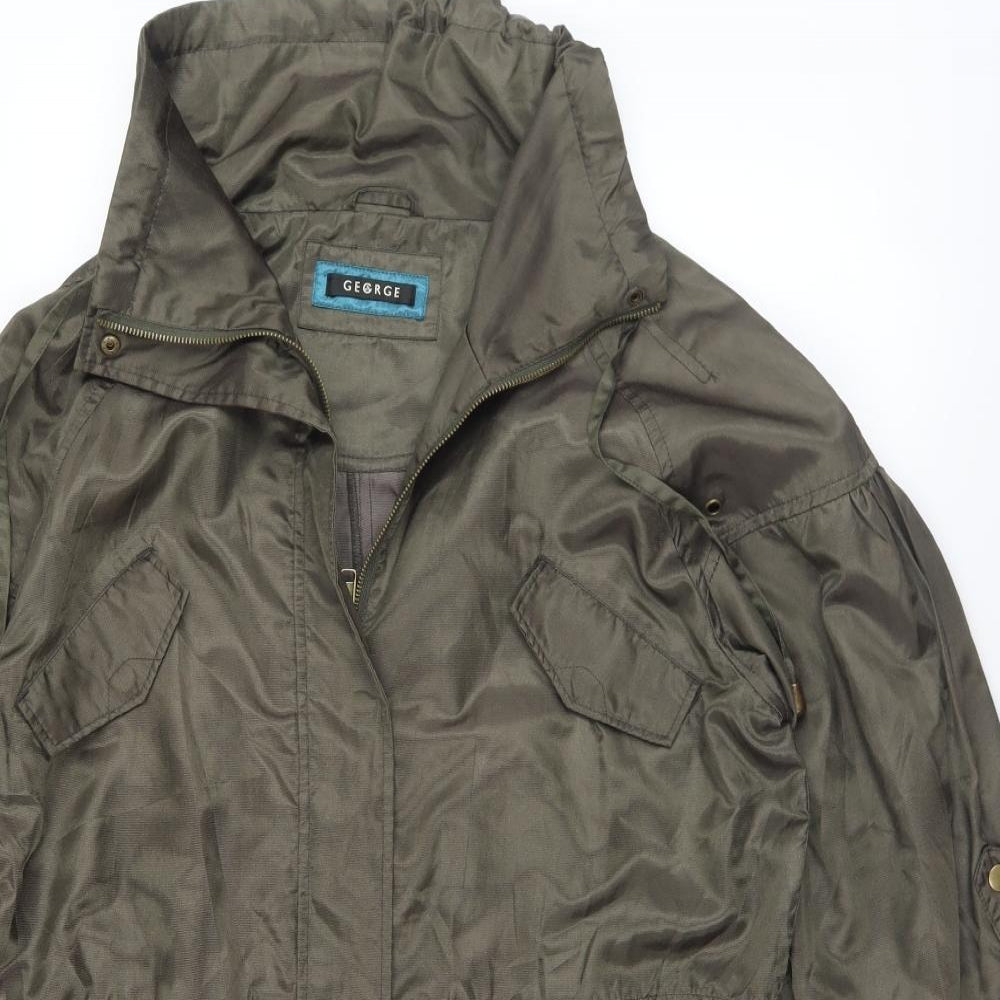 George Womens Green   Anorak Coat Size 16  Zip