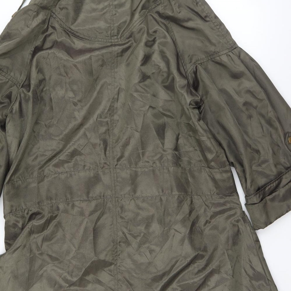 George Womens Green   Anorak Coat Size 16  Zip