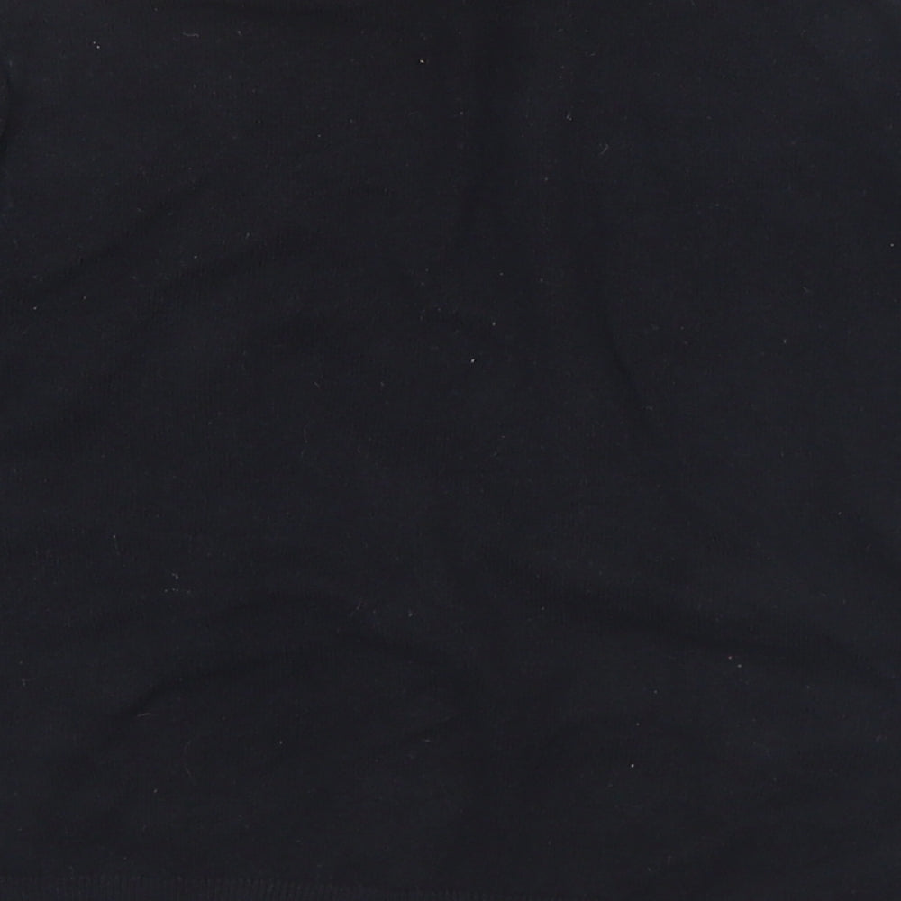 BHS Womens Black V-Neck  Viscose Cardigan Jumper Size 10