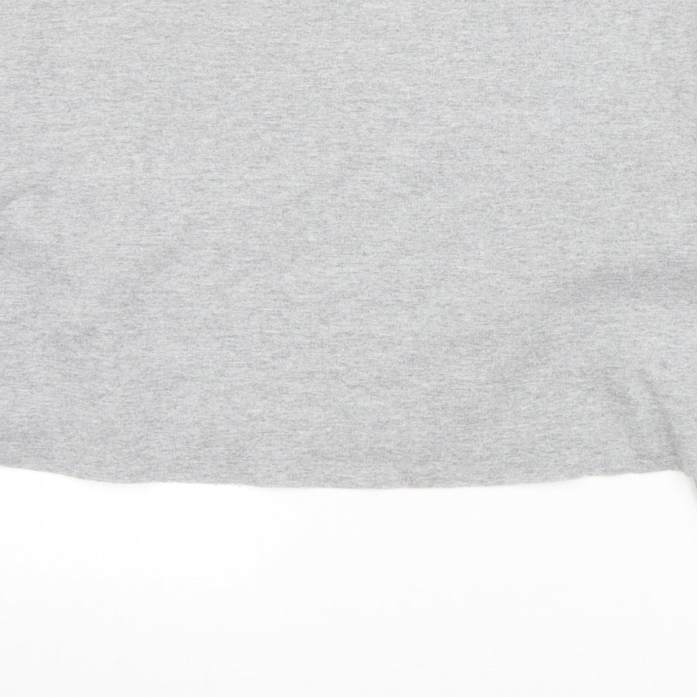 PRETTYLITTLETHING Womens Grey  Cotton Pullover Sweatshirt Size S   - Cropped. California
