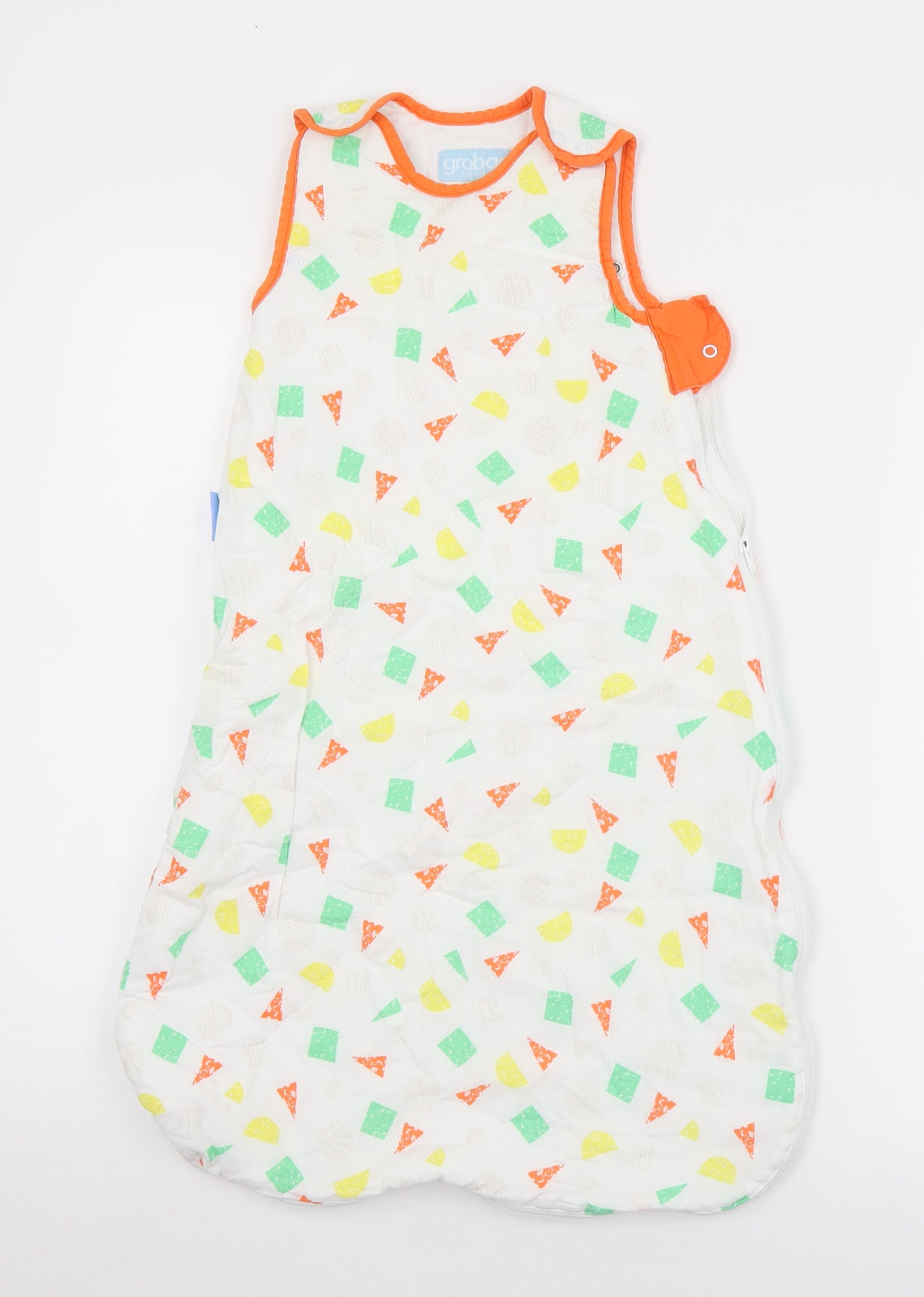 Gro Company Baby Multicoloured Geometric Cotton Babygrow One-Piece Size 0-3 Months  Snap - 0-6 Months