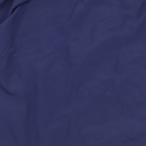 Anne De Lancay Womens Blue   Windbreaker Coat Size 18  Zip - 18/20