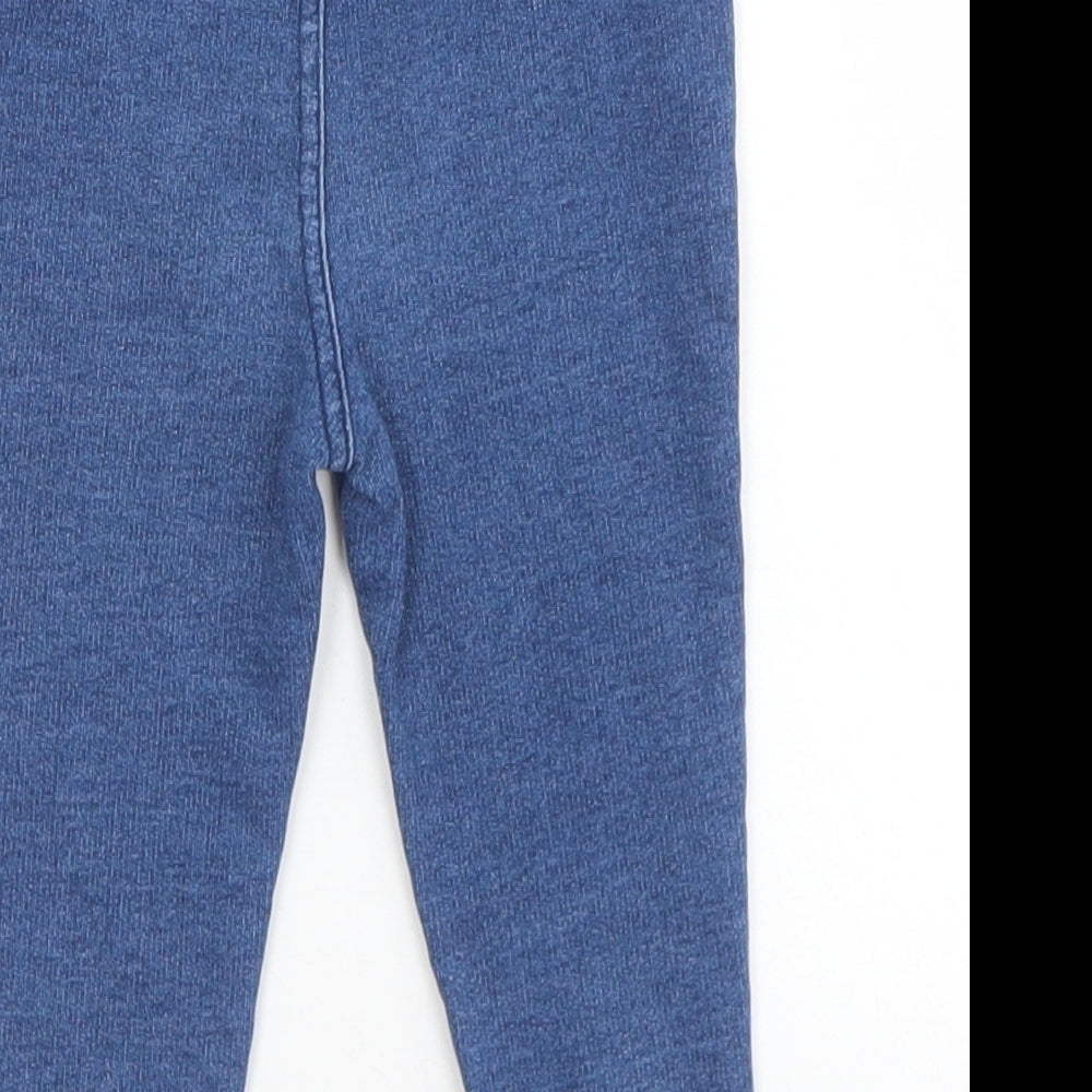 Dunnes Stores Girls Blue  Cotton Jogger Jeans Size 9-12 Months