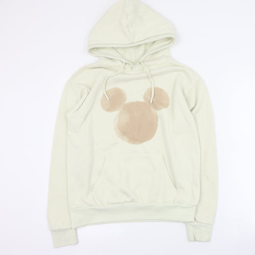 Primark Womens Beige  Polyester Pullover Hoodie Size XS  Pullover - Mickey Mouse