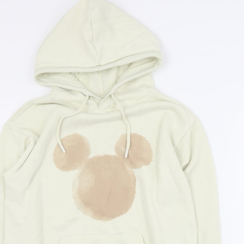 Primark Womens Beige  Polyester Pullover Hoodie Size XS  Pullover - Mickey Mouse