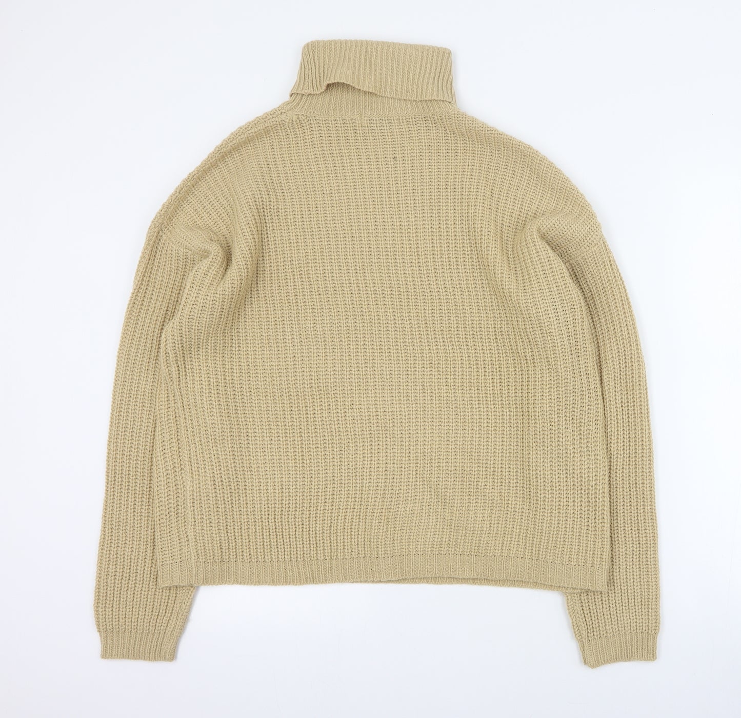 In the Style Womens Brown Roll Neck  Acrylic Pullover Jumper Size M   - 10/12