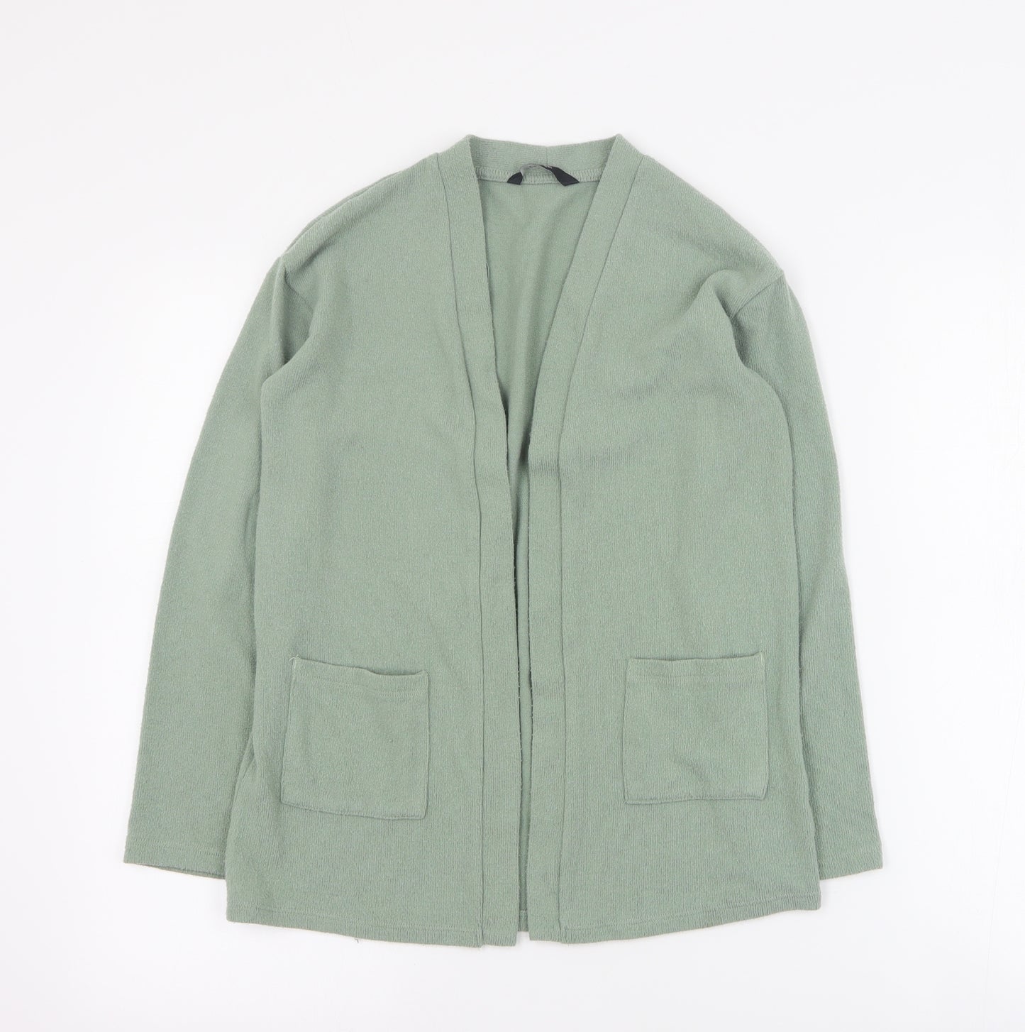 George Girls Green V-Neck  Polyester Cardigan Jumper Size 9-10 Years  Pullover