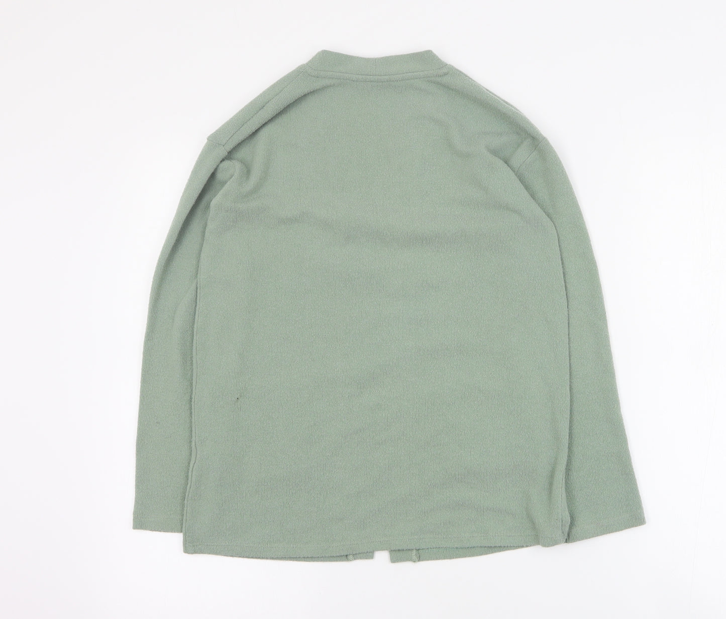 George Girls Green V-Neck  Polyester Cardigan Jumper Size 9-10 Years  Pullover