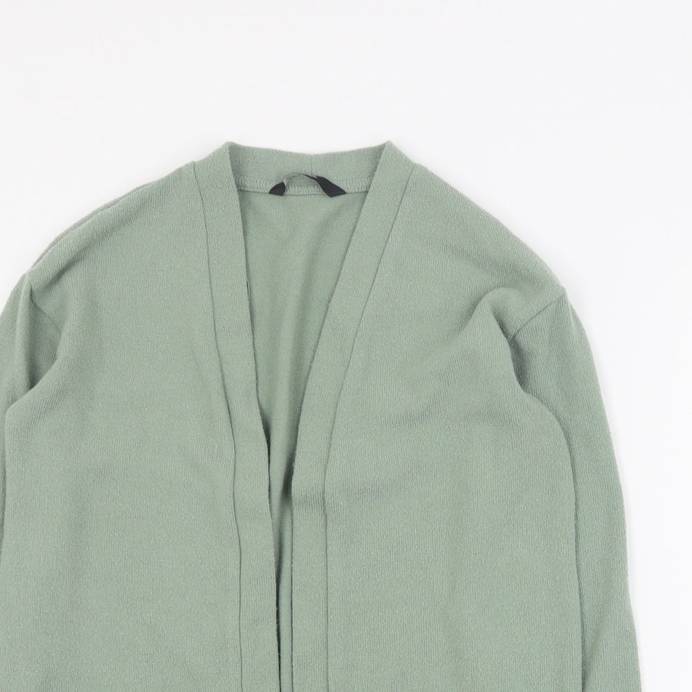 George Girls Green V-Neck  Polyester Cardigan Jumper Size 9-10 Years  Pullover