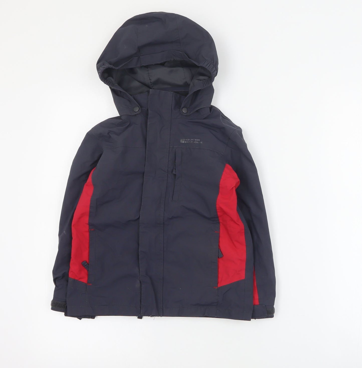 Mountain Warehouse Boys Grey   Rain Coat Coat Size 5-6 Years  Zip