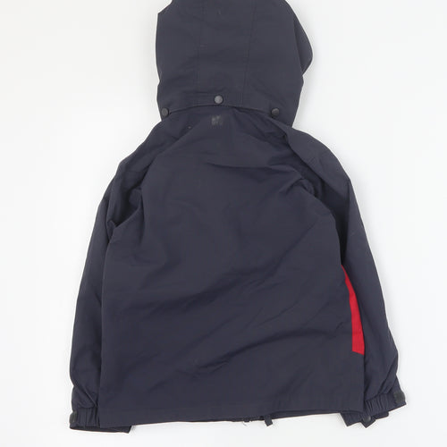 Mountain Warehouse Boys Grey   Rain Coat Coat Size 5-6 Years  Zip
