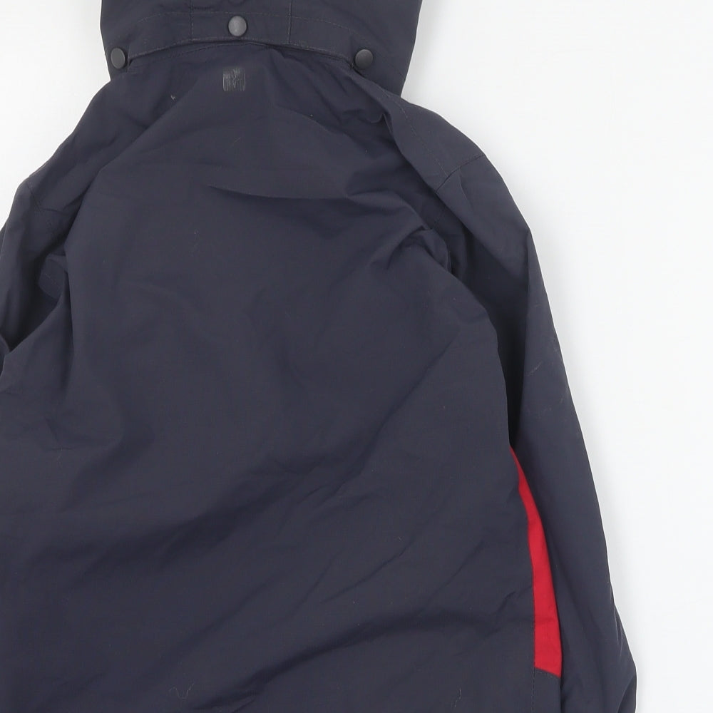 Mountain Warehouse Boys Grey   Rain Coat Coat Size 5-6 Years  Zip