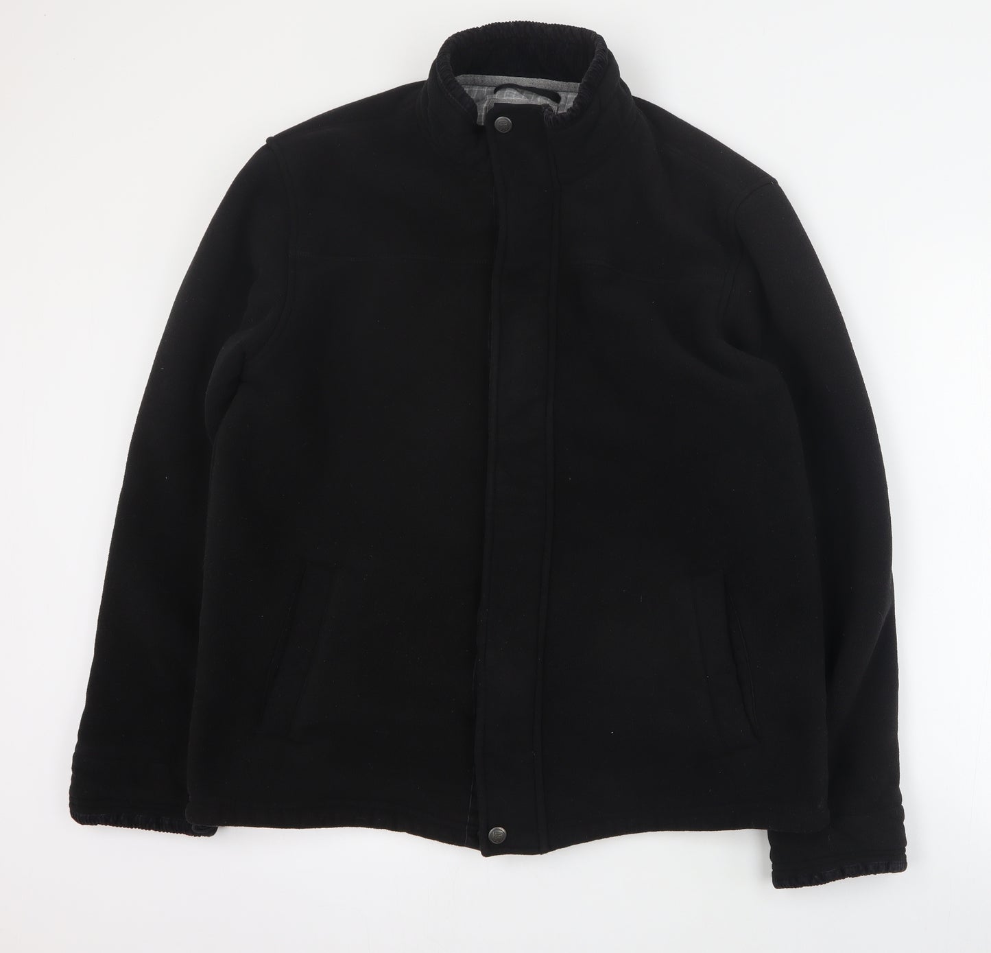 Blue Harbour Mens Black   Jacket Coat Size L  Zip