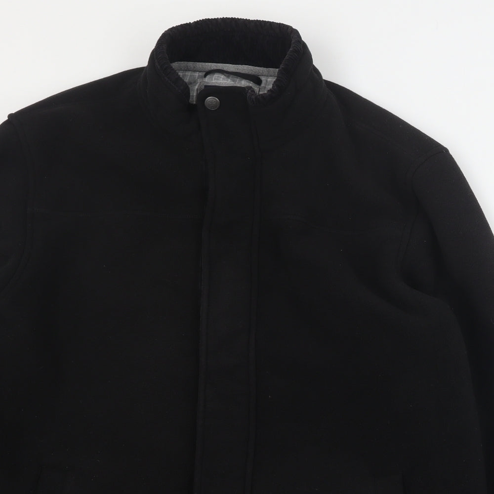 Blue Harbour Mens Black   Jacket Coat Size L  Zip