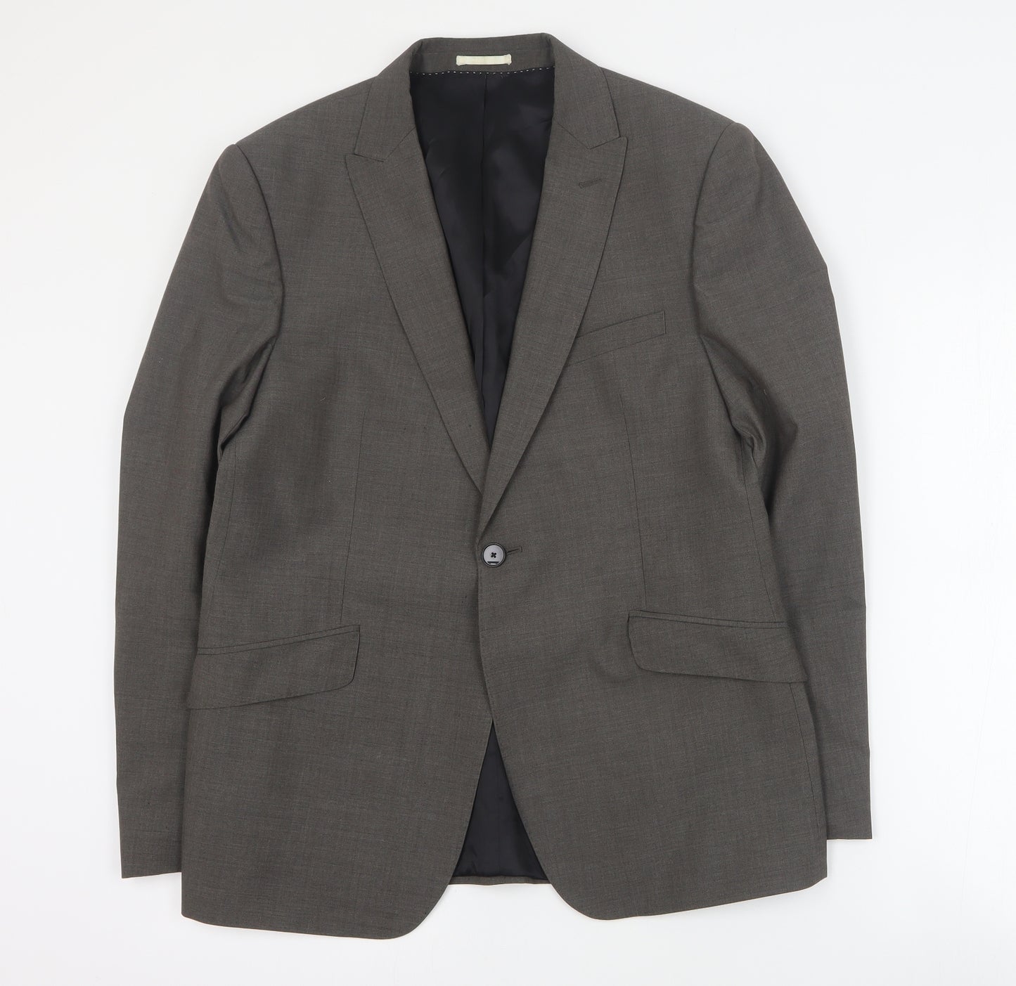 Kin  Mens Grey  Wool Jacket Suit Jacket Size L