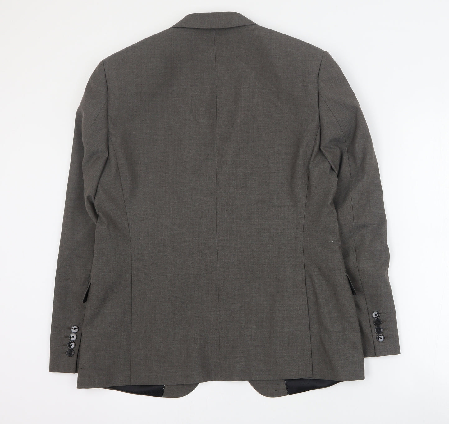 Kin  Mens Grey  Wool Jacket Suit Jacket Size L