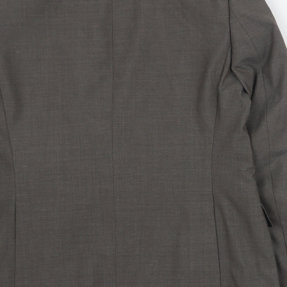 Kin  Mens Grey  Wool Jacket Suit Jacket Size L