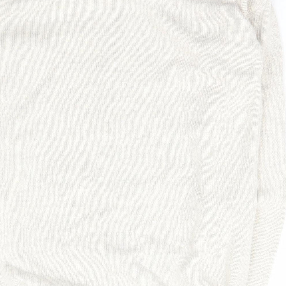 Gap Girls Ivory Scoop Neck  Cotton Pullover Jumper Size 8-9 Years  Pullover - Disney