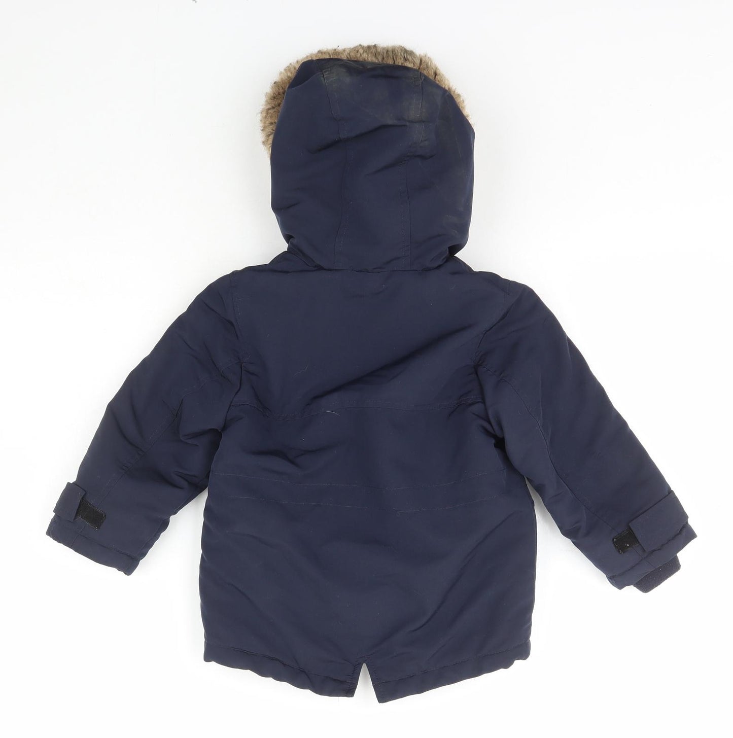 George Boys Blue   Parka Coat Size 2 Years