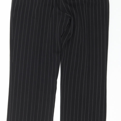 zucchero Womens Black  Polyester Capri Trousers Size 14 L29 in Regular