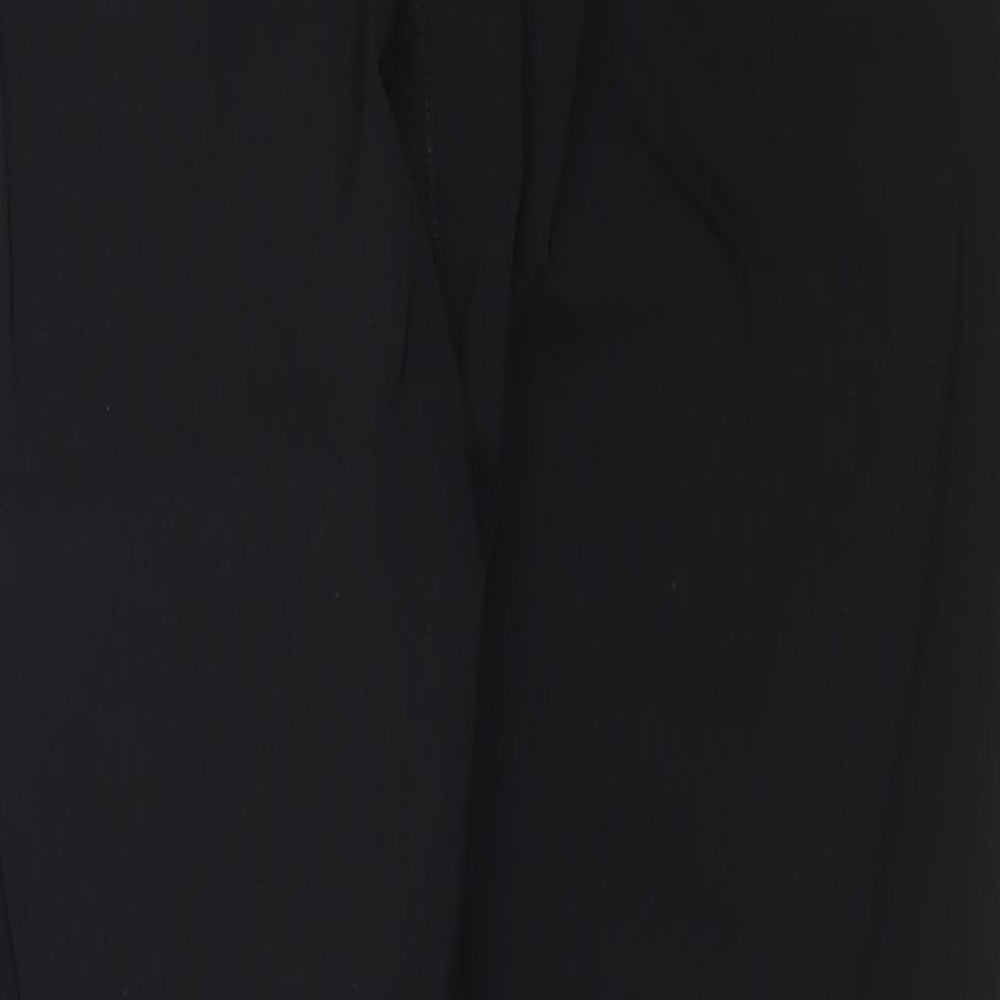 Roman Womens Black  Viscose Capri Trousers Size 14 L22 in Regular