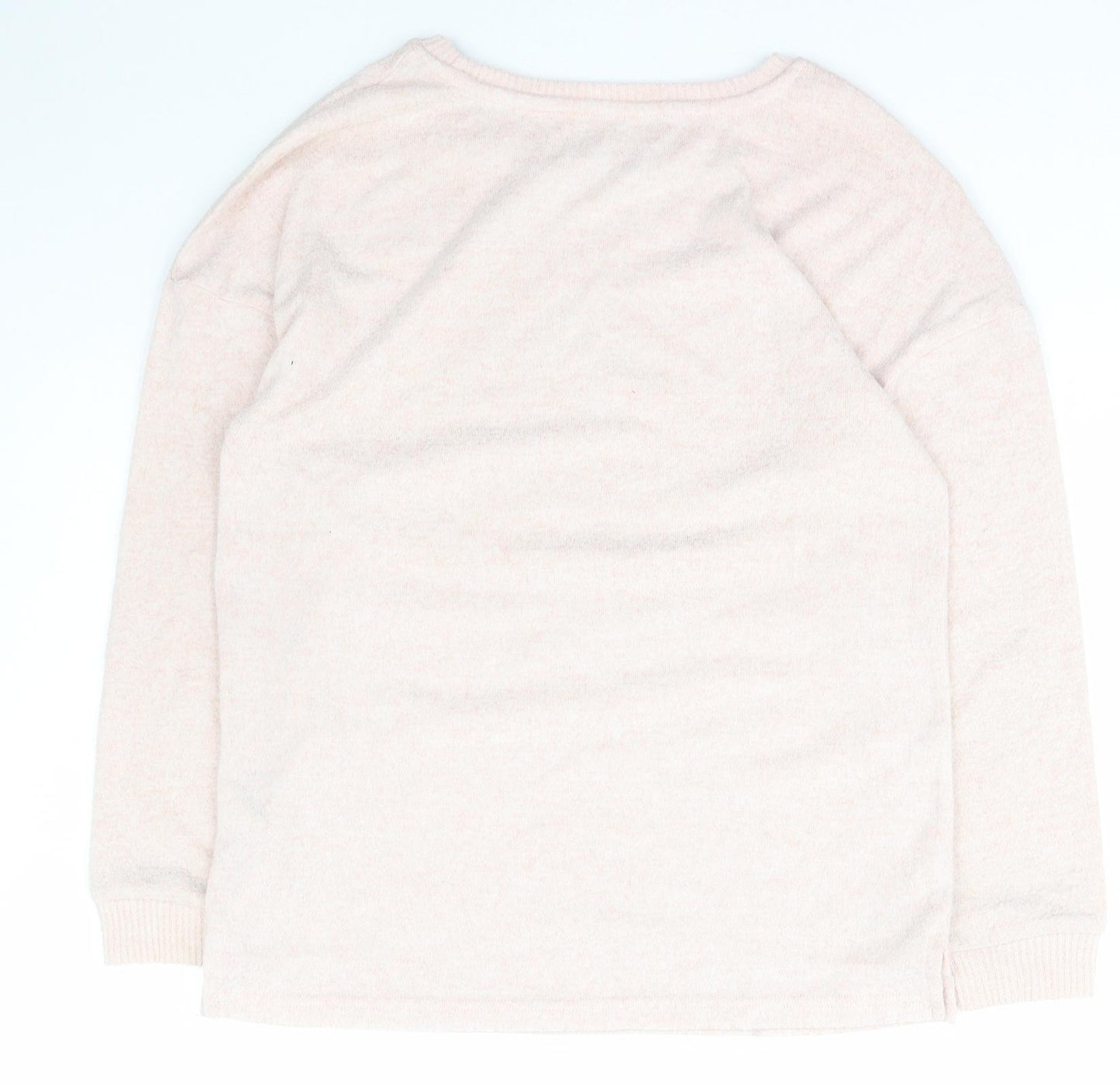 Primark  Womens Pink Boat Neck  Polyester Pullover Jumper Size S