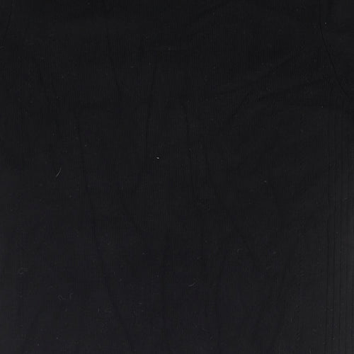 Journal Womens Black Scoop Neck  Viscose Pullover Jumper Size 14