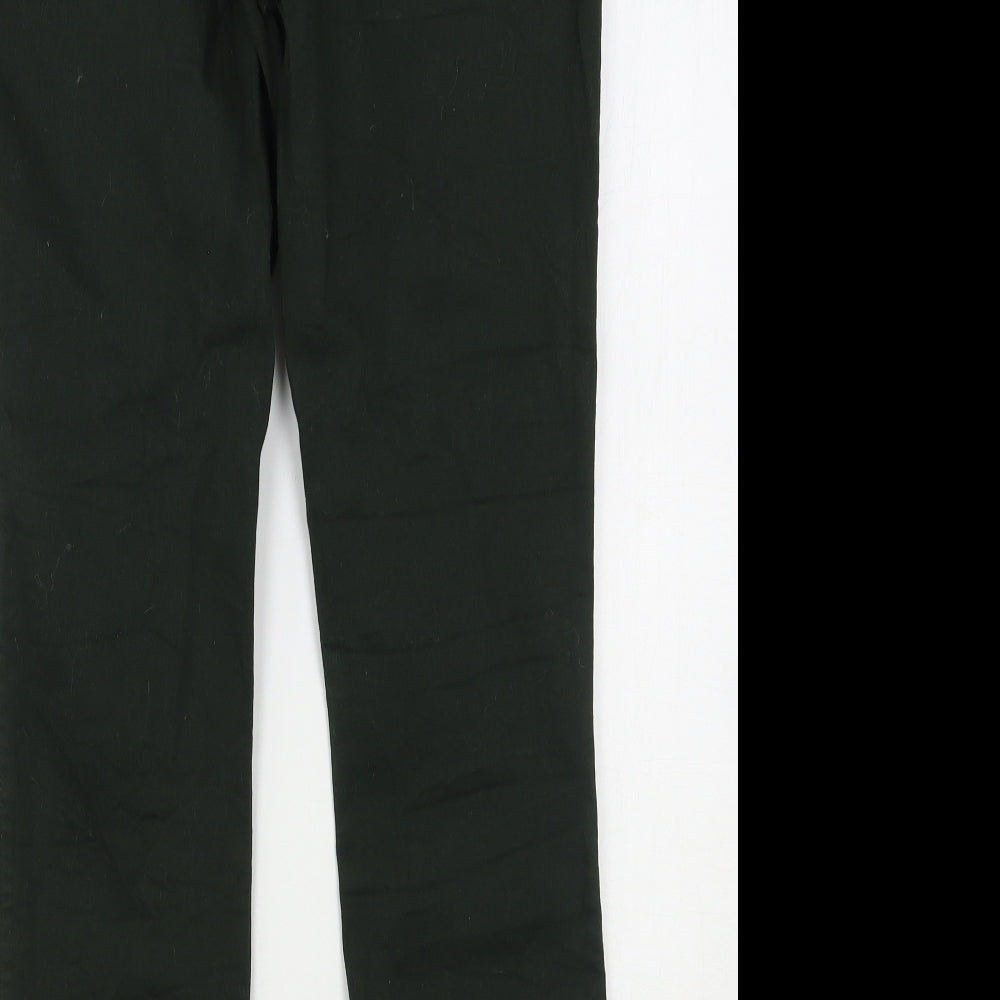 NEXT Womens Green  Cotton Skinny Jeans Size 14 L29 in Regular