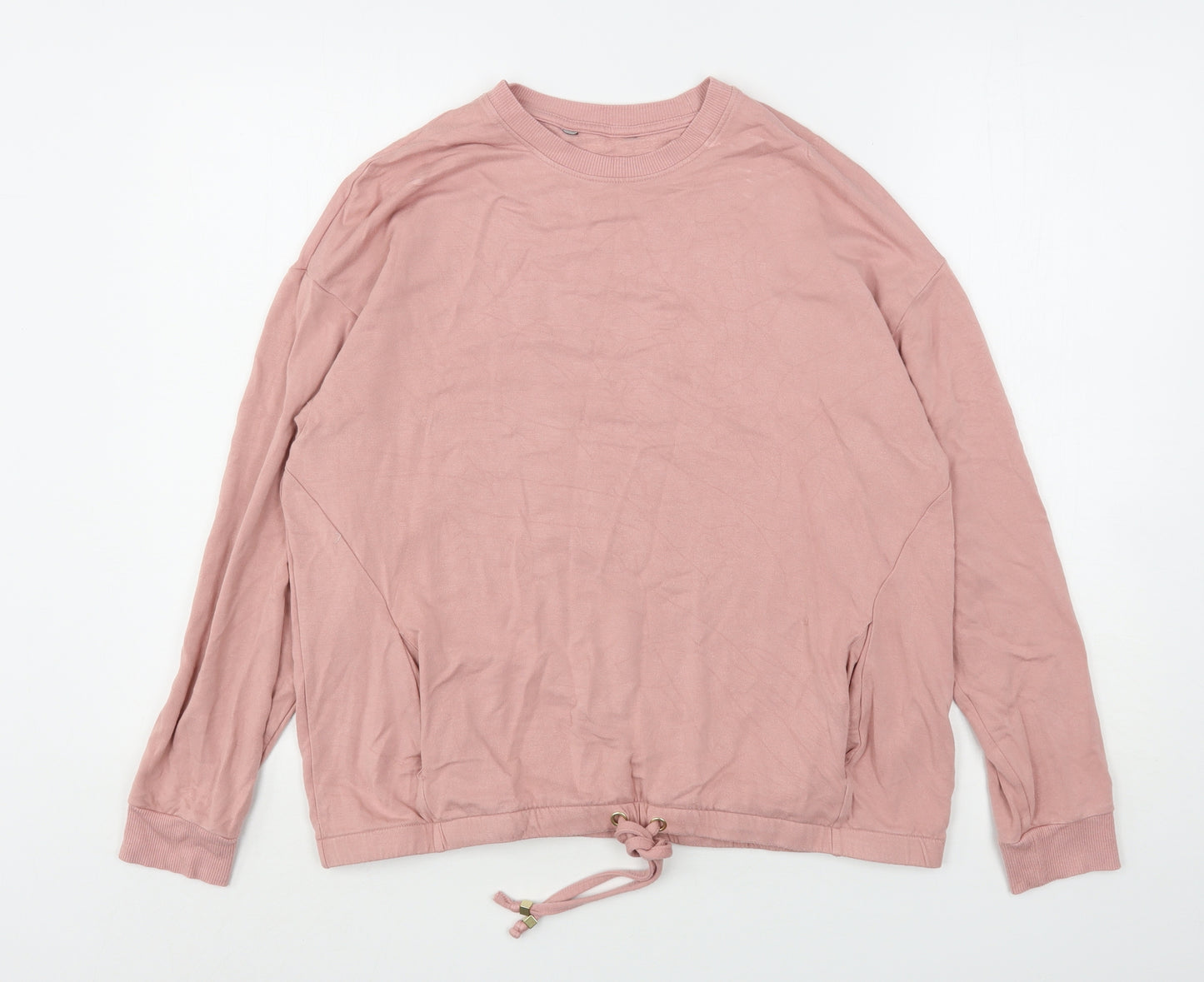 F&F Womens Pink  Viscose Pullover Sweatshirt Size 14