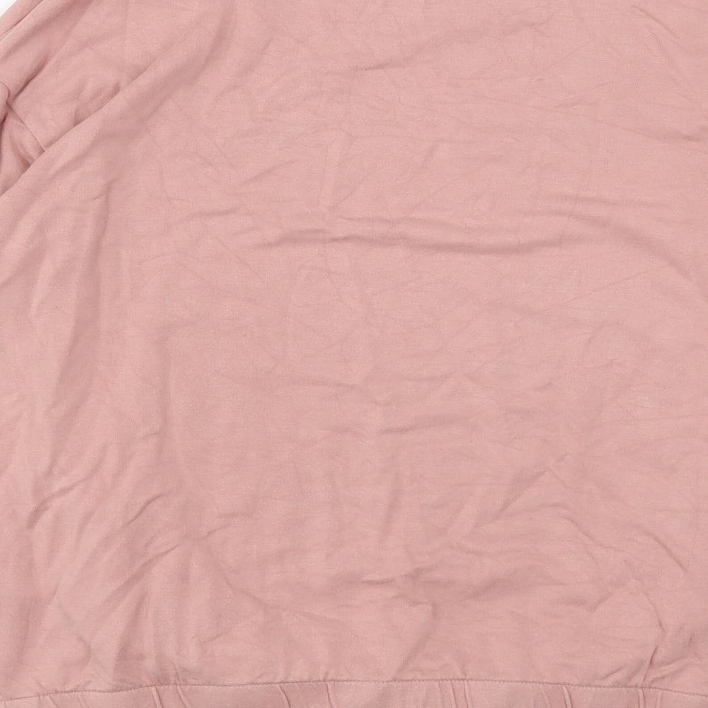 F&F Womens Pink  Viscose Pullover Sweatshirt Size 14