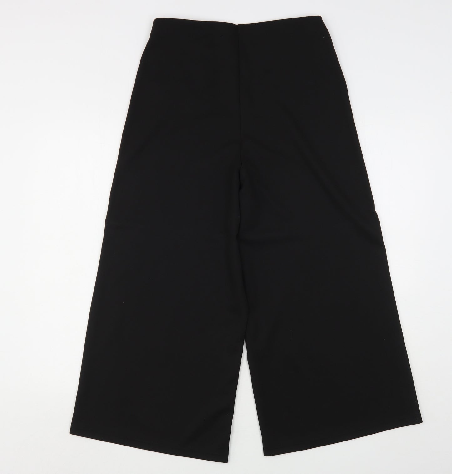 George Womens Black  Polyester Cropped Trousers Size 12 L24 in Regular