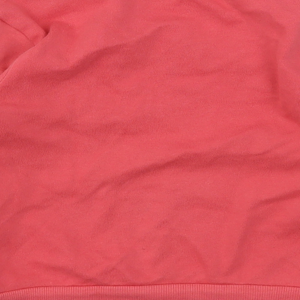 George Girls Pink  Cotton Pullover Jumper Size 18-24 Months