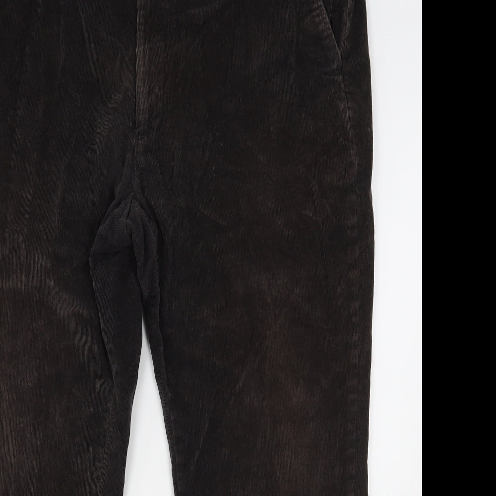 Dunnes Stores Mens Black  Cotton Trousers  Size 44 L28 in Regular