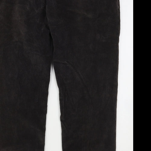 Dunnes Stores Mens Black  Cotton Trousers  Size 44 L28 in Regular