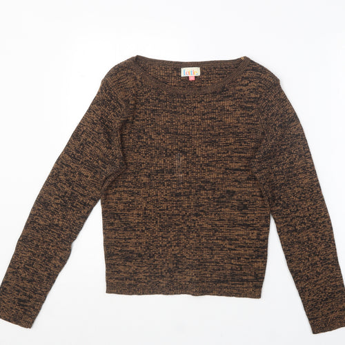 Lotties Womens  Round Neck  Acrylic Pullover Jumper Size 14