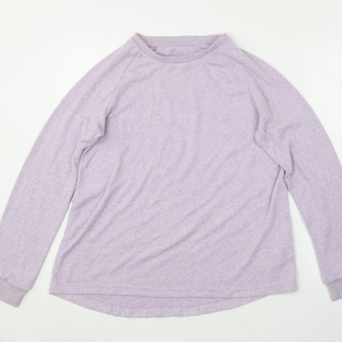 Primark Womens Purple Round Neck  Polyester Pullover Jumper Size S   - Size 10/12