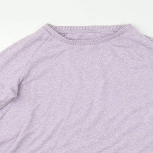 Primark Womens Purple Round Neck  Polyester Pullover Jumper Size S   - Size 10/12