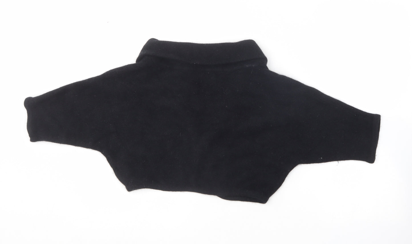 H&M Womens Black V-Neck  Angora Cardigan Jumper Size 40