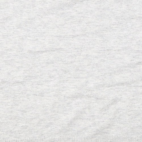 Mini velvet Womens Grey Round Neck Polka Dot Acrylic Pullover Jumper Size 12
