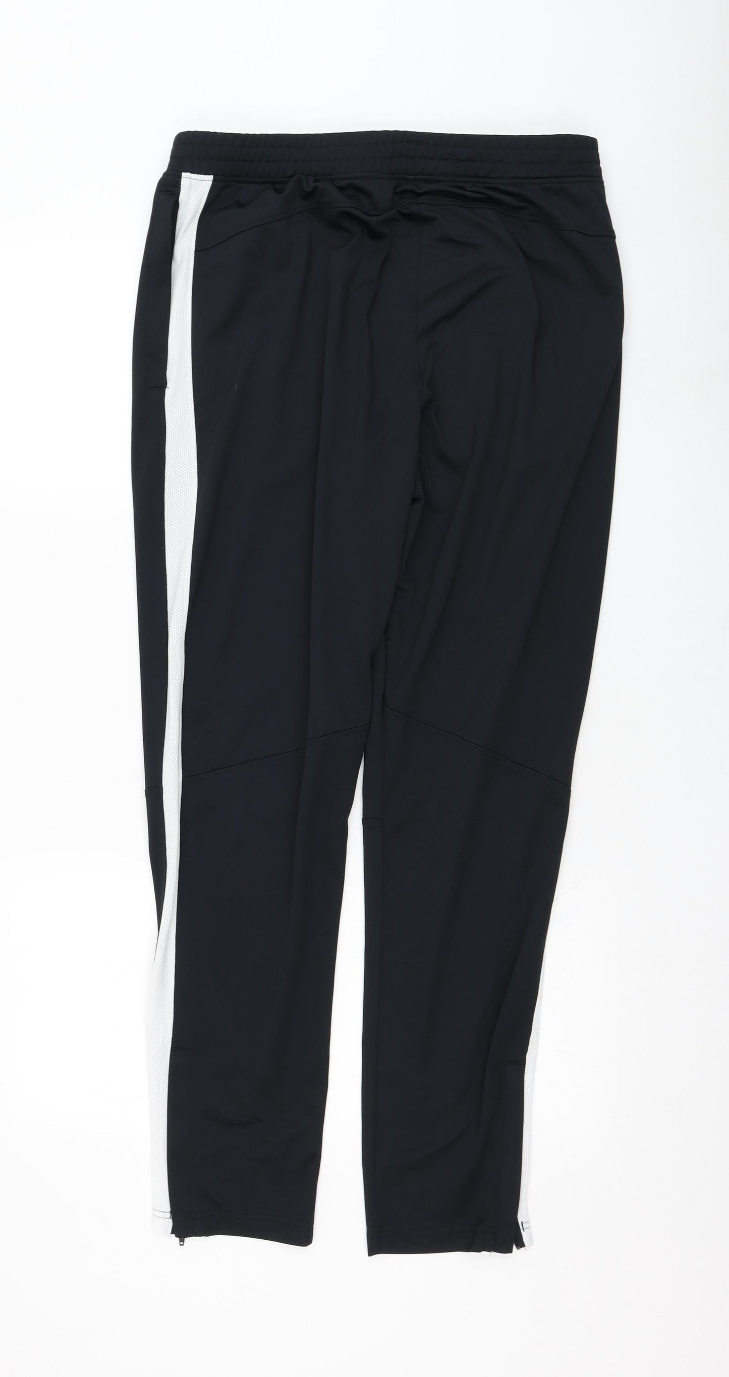 Under armour Mens Black  Polyester Jogger Trousers Size L L30 in Regular