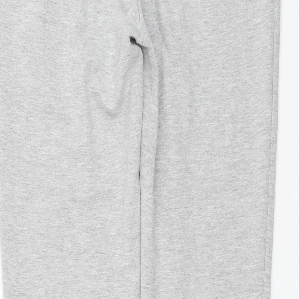 Primark Womens Grey  Cotton Jogger Trousers Size 6 L29 in Regular