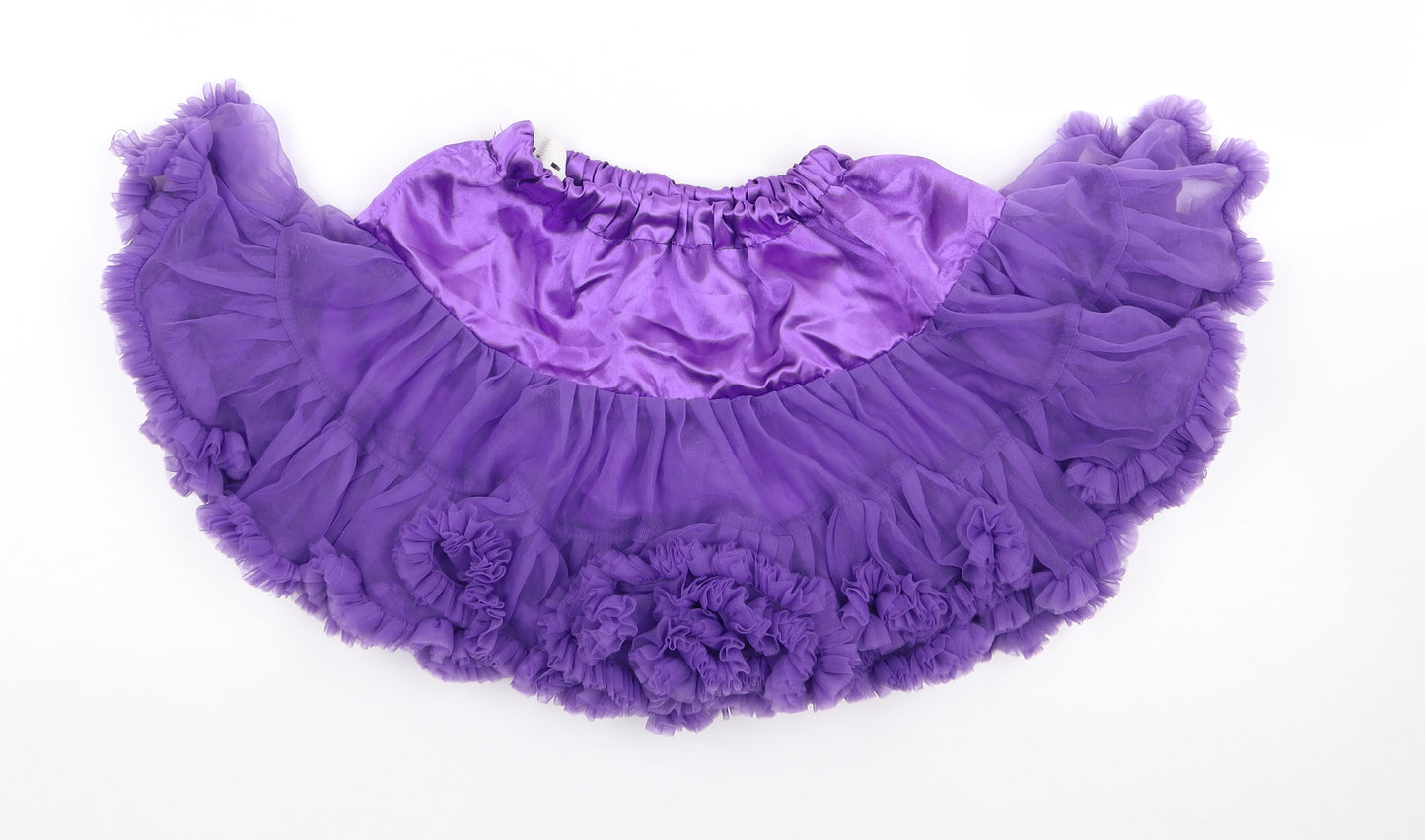& Rabbit Girls Purple  Nylon Tutu Skirt Size L  Regular  - Underskirt