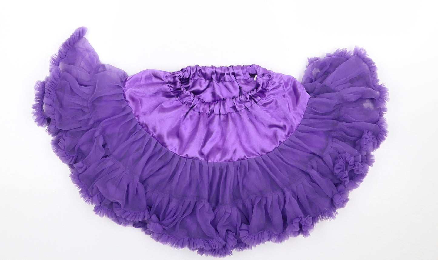 & Rabbit Girls Purple  Nylon Tutu Skirt Size L  Regular  - Underskirt