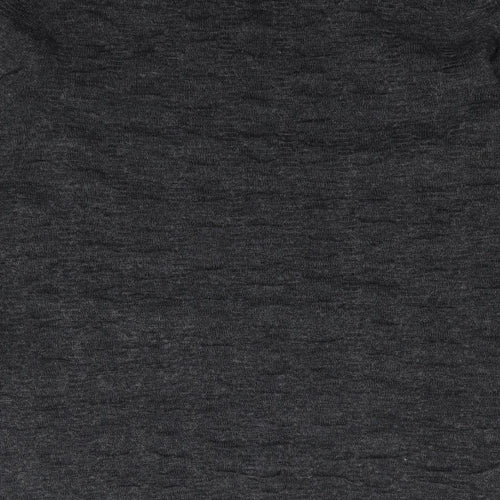 CC Womens Grey Round Neck  Acrylic Pullover Jumper Size M
