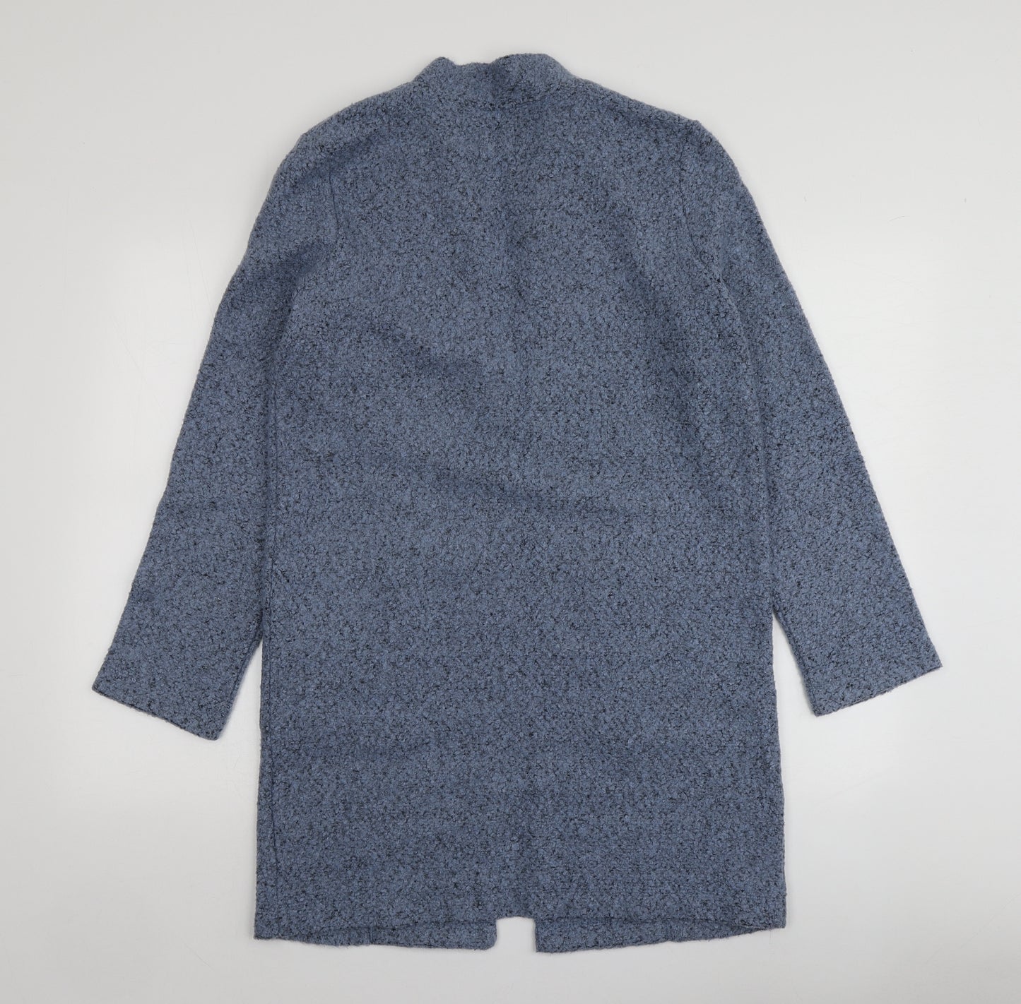 TU Womens Blue V-Neck  Polyester Cardigan Jumper Size S