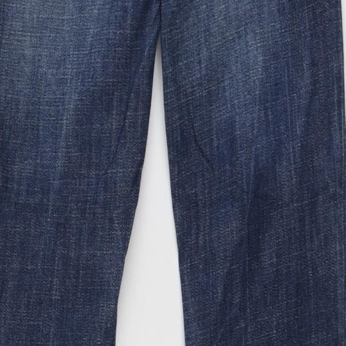 Oasis Womens Blue  Cotton Bootcut Jeans Size 10 L30.5 in Regular