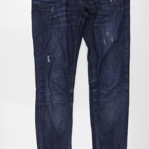 Baxter Womens Blue  Cotton Skinny Jeans Size 28 L28 in Regular