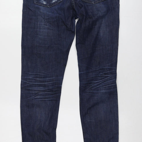Baxter Womens Blue  Cotton Skinny Jeans Size 28 L28 in Regular