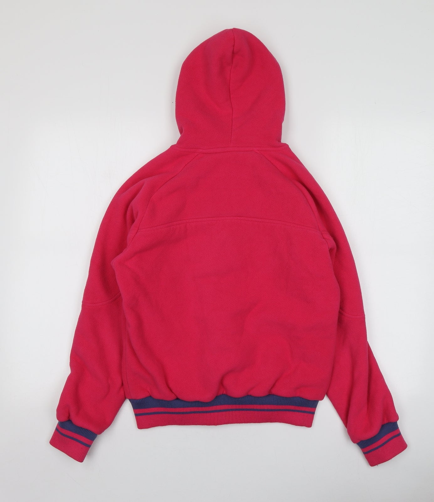Backswing Womens Pink  Polyester Full Zip Hoodie Size 10